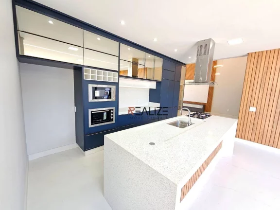 Imagem Casa térrea com 3 suítes e escritório à venda, 198 m² por R$ 2.100.000 - Condomínio Dona Maria Cândida - Indaiatuba/SP