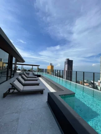 Imagem A 5ª Avenida Imóveis selecionou essa unidade imperdível no ALIVE CORREDOR DA VITÓRIA: Studios com 26,74m2 de área privativa c/ varanda, alto vista mar