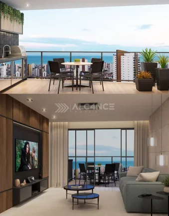 Imagem Apto - 3 Quartos - 2 Suítes - 95 m² - Brisamar, João Pessoa/PB
