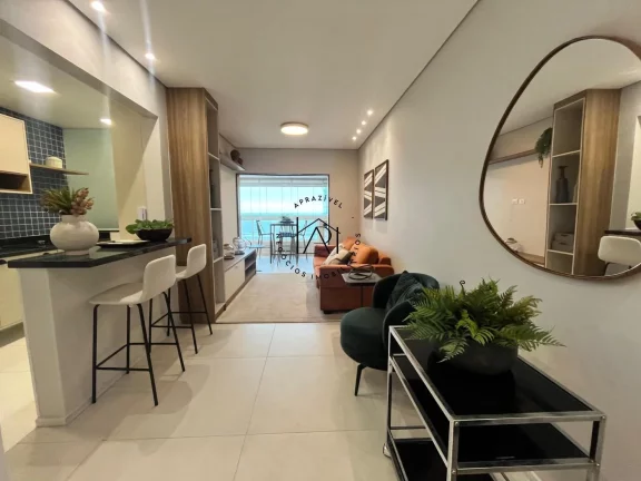 Imagem Apartamento para Venda em Praia Grande, Mirim, 2 dormitórios, 1 suíte, 1 banheiro, 1 vaga