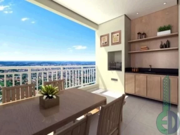 Imagem Apartamento à venda no Condomínio Terraço São Caetano, 2 quartos, 1 suíte, 2 banheiros, 1 vaga na Cerâmica - São Caetano do Sul-SP.