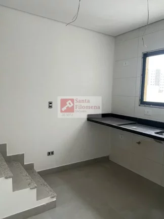 Imagem Cobertura para Locação em Santo André, Santa Terezinha, 2 dormitórios, 1 suíte, 3 banheiros, 1 vaga