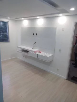Imagem Apartamento com 1 dormitório para alugar, 38 m² por R$ 1.781,00/mês - Parque São Vicente - Mauá/SP