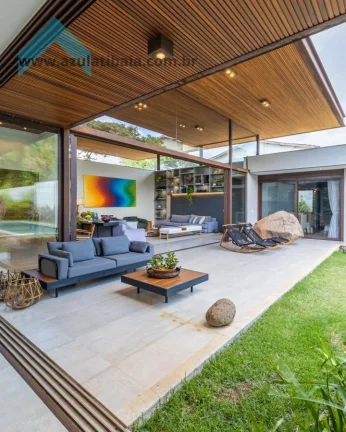Imagem Casa Térrea de Luxo no Flamboyant  Vista Pedra Grande