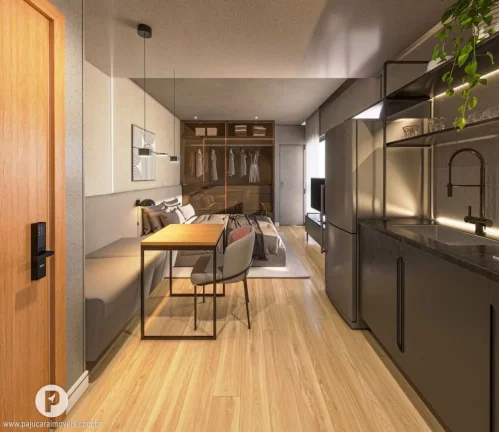 Imagem Studio c/ Varanda [26m²] ÷ 33 meses, 400m da Praia, Jatiúca