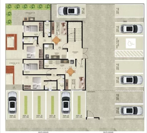 Imagem Apartamento com 2 dormitórios à venda, 51 m² por R$ 239.000,00 - João Paulo II - João Pessoa/PB