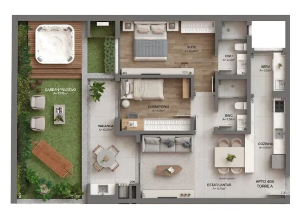 Imagem Apartamento 2 Dormitórios para venda em Florianópolis - SC