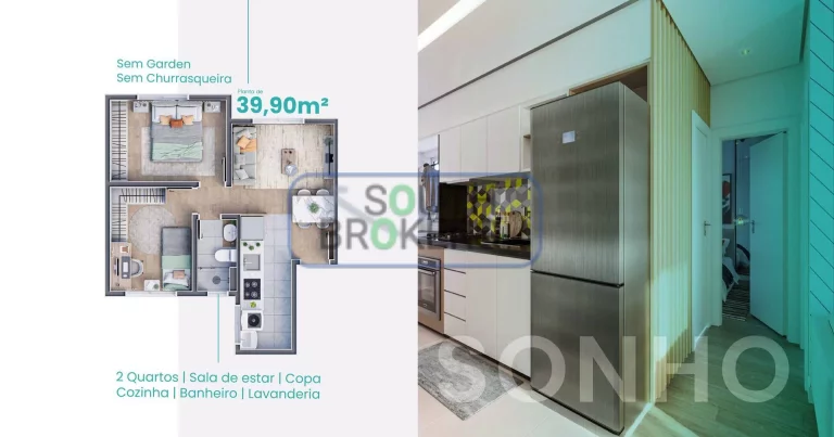 Imagem Lançamento em Almirante Tamandaré - Apartamento 2 quartos - Res. Kentucky