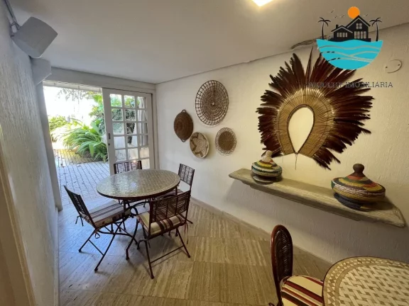 Imagem Casa em condomínio pé na areia c/ vista ao mar para venda e locação em Juquehy com 4 suítes, 10 pes. 201m² de área construída | Juquehy Imobiliária