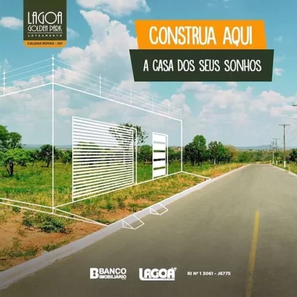Imagem lotes parcelados proximo do clube lagoa quente em caldas