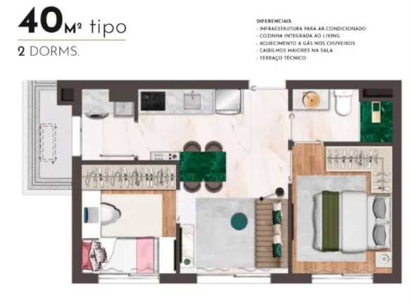 Imagem STUDIO RESIDENCIAL em São Paulo - SP, Chácara Klabin