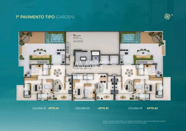 Imagem Uptown Residence, apartamentos à venda no Dionísio Torres, Fortaleza.