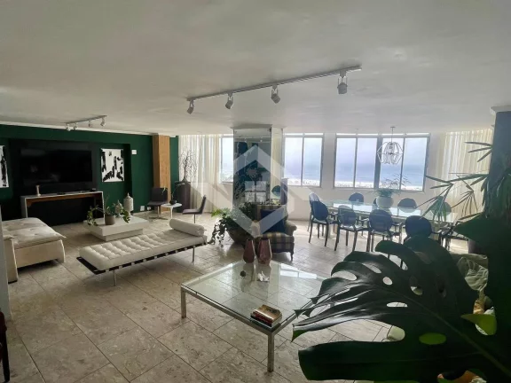 Imagem Alugo apartamento na av Atlantica vista mar com garagem