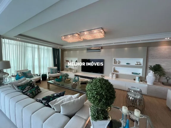 Imagem Apartamento a venda com vista Mar mobiliado, equipado e decorado com 04 Suítes Localizado na Meia Praia Itapema