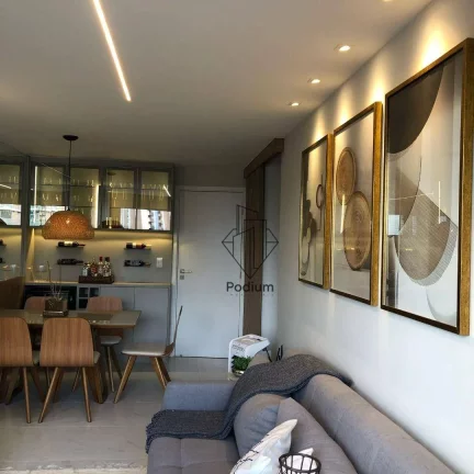 Imagem Apartamento mobiliado, decorado e equipado a 300 metros da praia de Ponta de Campina - AP2104