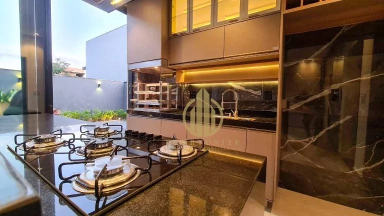 Imagem Sobrado no Vivendas da Mata com 3 suítes e piscina.