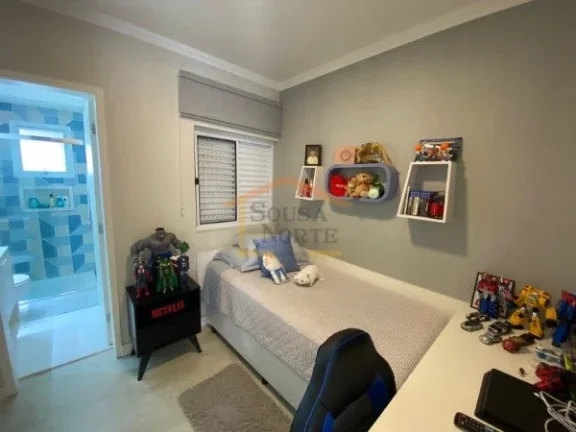 Imagem Apartamento com 120 m², possui 3 dormitórios, sendo 3 suítes, total de 4 banheiros com o lavabo, ...