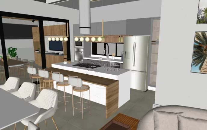 Imagem CASA DE ALTO PADRÃO RECEN CONSTRUIDA NO ALPHAVILLE TRÊS