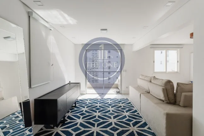 Imagem Apartamento para Locação em São Paulo-SP, Bairro Cerqueira César - 1 quarto, 2 salas, 1 banheiro, 1 vaga de garagem - 70,00 m²