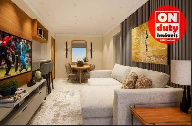 Imagem Apartamento Garden com 3 dormitórios à venda, 92 m² por R$ 1.307.038,00 - Ponta da Praia - Santos/SP