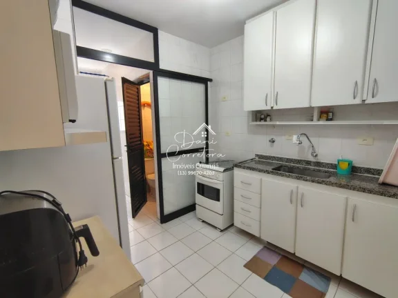 Imagem Apartamento à venda em Guarujá-SP, Morro do Maluf: 3 quartos, 1 suíte, 2 salas, 3 banheiros, 2 vagas de garagem, 126m².