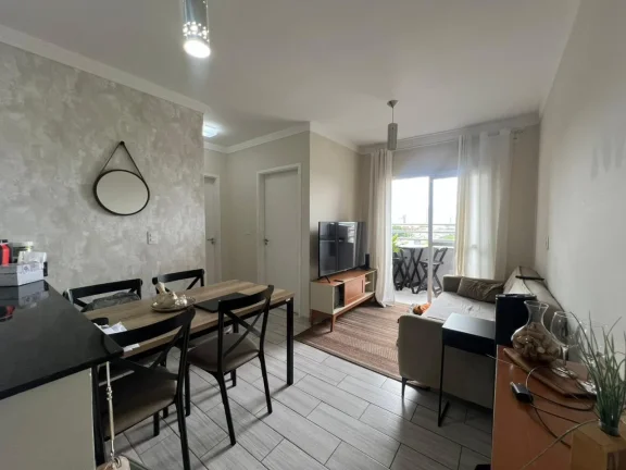 Imagem Apartamento 58m² com Suíte, Sacada Gourmet e Vista Livre no Alpha Club Residencial