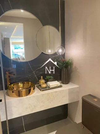 Imagem apartamento 156m com hall privativo, 3 suítes, terraço gourmet,2 vagas,q uadra recreativa, Brinquedoteca, solarium,Espaço Pet,Fitness,piscina,infantil