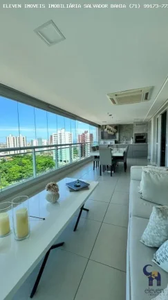ALTAVISTA PATAMARES: 3 SUÍTES, VARANDÃO GOURMET DE 32M² E VISTA MAR COM 3 VAGAS 