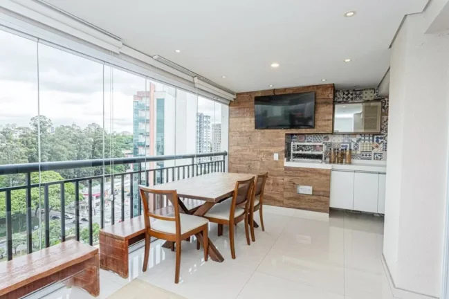Imagem Apartamento 111M², 3Q, 1 Suíte, 2 Banheiros, 2 Vagas, Varanda Gourmet, Academia, Churrasqueira, Piscina Adulto e Infantil, Salão de Festas e Jogos.