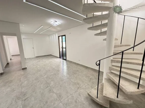 Imagem Cobertura com 3 dormitórios à venda, 120 m² por R$ 1.200.000,00 - Canto do Forte - Praia Grande/SP