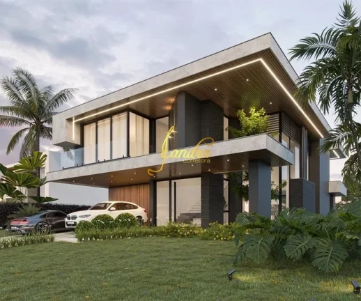 Imagem Sobrado Costa Serena, a beira do lago, condomínio beira mar com 04 suites mobiliado