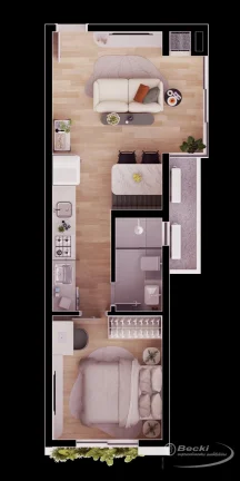 Imagem Apartamento Tipo Studio no Santo Antônio - Joinville, SC