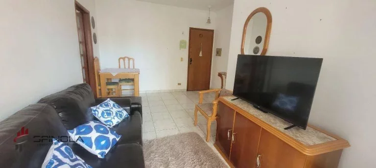Imagem Apartamento com 1 dormitório à venda, 45 m² por R$ 295.000,00 - Tupi - Praia Grande/SP