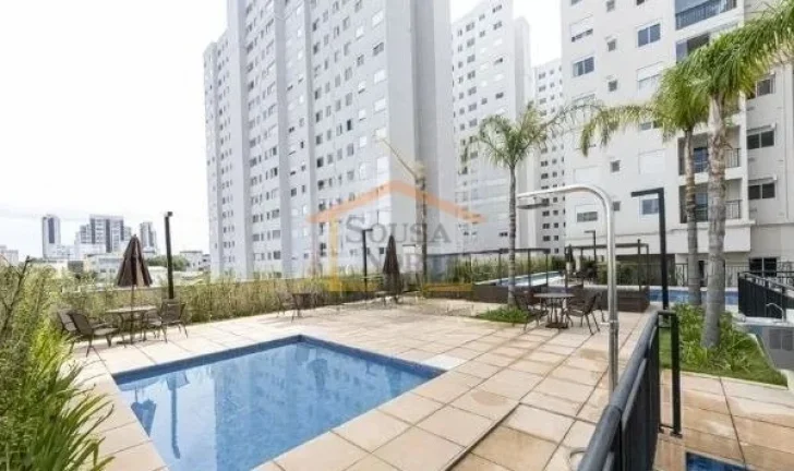 Imagem Apartamento de 55 m², com 2 dormitórios, sendo 1 suíte, 2 banheiros, sala, varanda, cozinha com a...