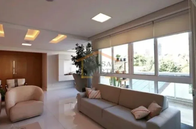 Imagem Apartamento mobiliado, 223m², 4 suítes, 6 banheiros, varanda gourmet, banheira de hidromassagem, a...