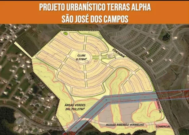 Imagem Lote Terreno Condomínio Residencial Terras Alpha - 330m² - Urbanova - Sjc.