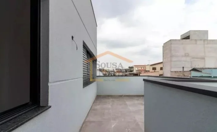 Imagem Cobertura com 58m² + 18m², 3 dormitórios, sala, cozinha, banheiro, área de serviço e 1 vaga de ...