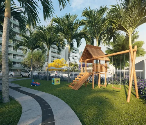 Imagem Vila do Paraíso – O privilégio de morar a 300m do mar, com tudo ao seu alcance! Apartamentos 02 quartos área lazer completa!