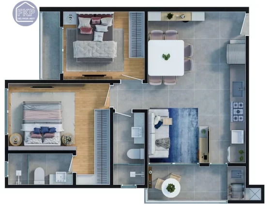 Imagem Apartamento 2 dormitórios!