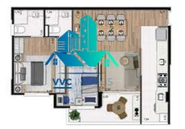 Imagem Oportunidade na Vila Prudente – 2 Dormitórios, Suíte, Varanda e 1 Vaga