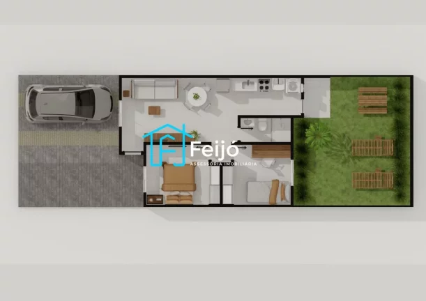 Imagem Apartamentos 2 dormitórios com opção de pátio na Restinga próx. a Pizzaria Solar