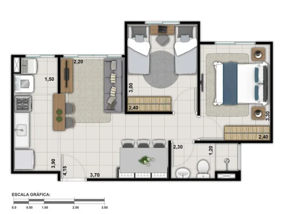 Imagem APARTAMENTO RESIDENCIAL em Rio de Janeiro - RJ, Realengo