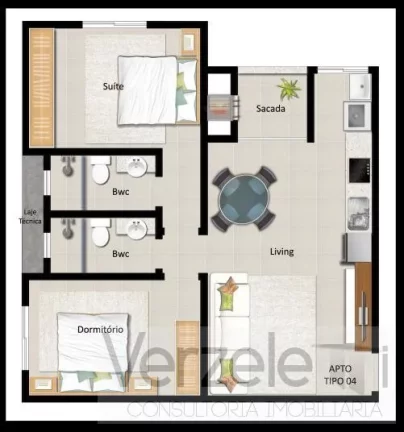 Imagem Apartamento 2 dormitórios para Venda em Camboriú / SC no bairro Lídia Duarte