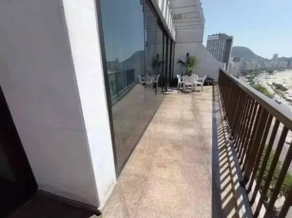Imagem Av. Atlântica, Cobertura Duplex, 400m2, 4Qtos, 3 vagas, Copacabana.