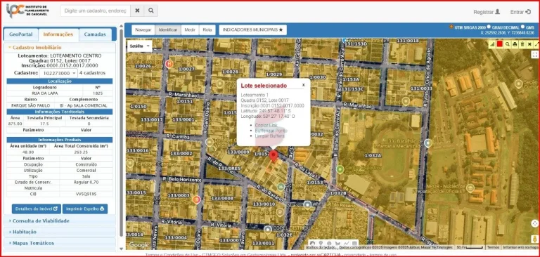 Imagem TERRENO à venda com 875m² por R$ 2.400.000,00 no bairro Parque São Paulo - CASCAVEL / PR