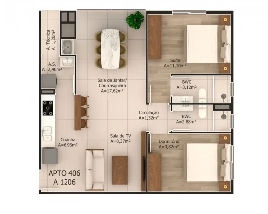 Imagem Home club na planta, apartamentos a venda, São Francisco