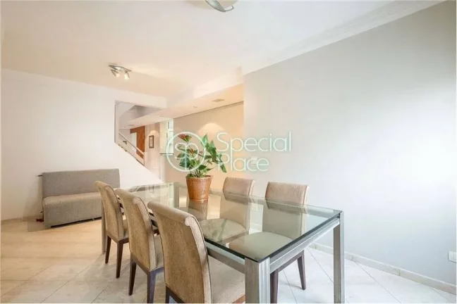 Imagem Ótima cobertura em Moema Pássaros com vista livre! - Área: 287,00m² Piso inferior: Hall de entra...