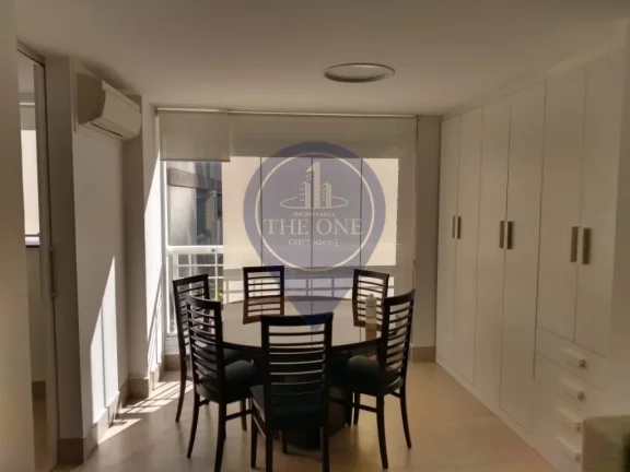 Imagem Apartamento para locação no Jardim Paulista: 1 quarto, 1 suíte, 2 salas, 2 banheiros e 1 vaga de garagem, 45m².