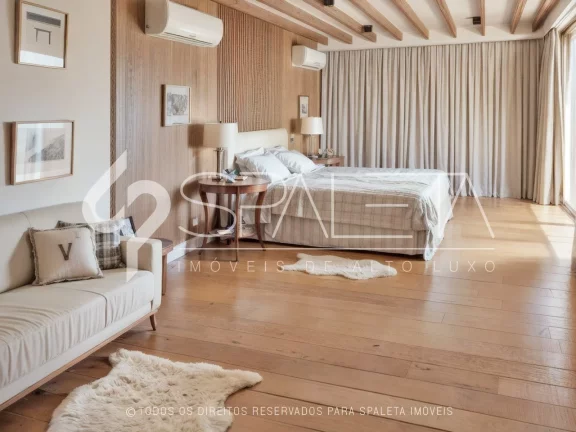 Imagem Casa de revista com vista livre para o lago e campo de golfe, disponível para venda na Fazenda da Grama em Itupeva
