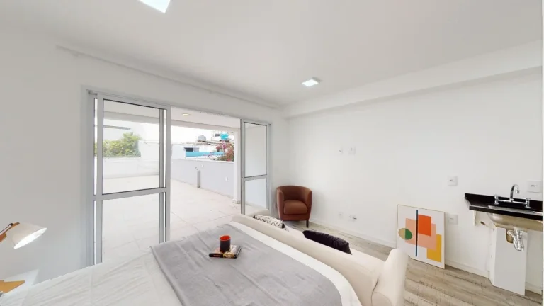 Imagem Apartamento 69M², 1Q, 1 Banheiro, 1 Vaga, Varanda, Academia, Piscina, Churrasqueira, Quadra, Espaço Gourmet, Salão de Festas e Jogos, Playground.